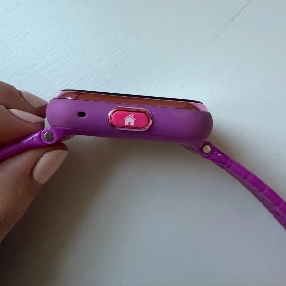 VTech Zoom Kidizoom Touch Screen Smartwatch Pink Camera Games Working Condition
